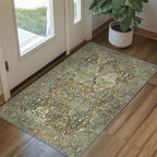 2x3 Entrance Rug Machine Washable Rug Small Door Mat, Ultra-Thin Low Pile Pad by BAVNI