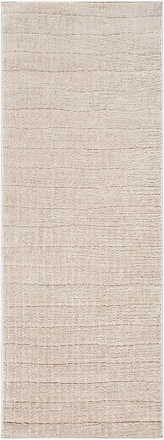 Livabliss x Our PNW Home Cascade Minimalist Striped Area Rug, Light Brown - Image 4
