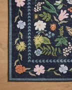 Loloi Rifle Paper Co. Canopy Collection CNP-04 Black 3'-9" x 5'-9" Accent Rug - Image 4