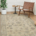 GENIMO 5x7 Area Rugs for Living Room, Machine Washable Non Slip Vintage Retro by GENIMO