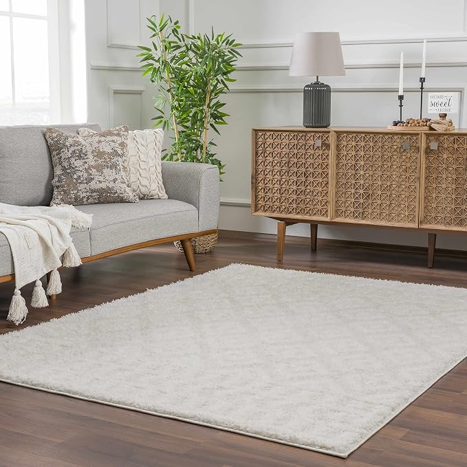 Hauteloom Tilos Moroccan Farmhouse Small Shag Area Rug Door Mat - Image 8