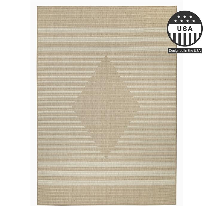 FH Home Flat Woven Outdoor Rug - Image 3
