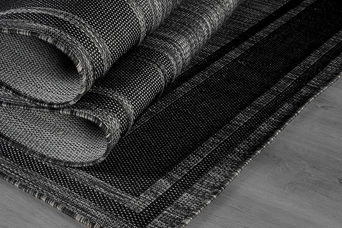 Beverly Rug Outdoor Rug 6x9 Modern Bordered Area Rugs - Image 8