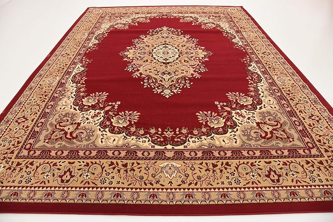 Unique Loom Reza Collection Traditional Persian Style Area Rug, 9 x 12 ft - Image 10