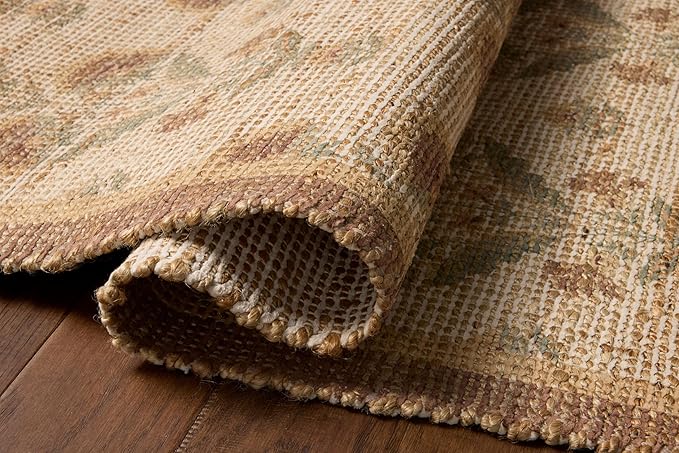Loloi Chris Loves Julia Rue Collection RUE-01 Wheat/Sage 3'-6" x 5'-6" Accent - Image 3