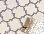 Rugs.com Lattice Collection Rug – 9x12 Beige and Gray Medium-Pile Rug Perfect - Image 7