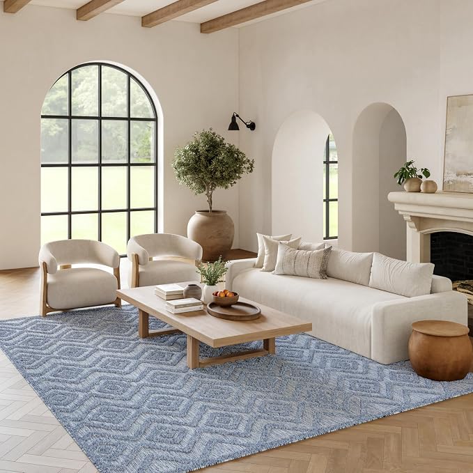 Nourison Home Versatile Denim Blue 7' x 10' Area Rug by NourisonHome