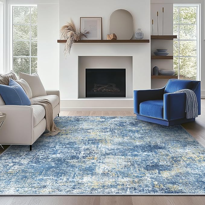Bavni 6x9 Area Rugs Machine Washable Rug by BAVNI