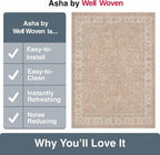 Well Woven Asha Rome Beige Cream 9'10" x 13' Area Rug - Image 7