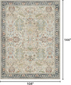 Bavni Area Rugs 9x12 Living Room Clearance Washable Large Carpet - Image 2