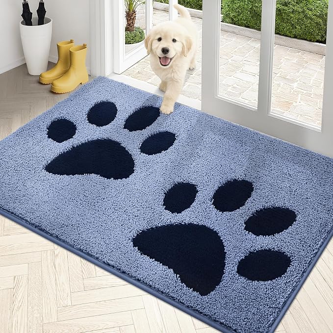 PURRUGS Dirt Trapping Door mat 33.5" x 59", Non-Skid/Slip Machine Washable by PURRUGS