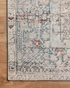 Loloi Chris Loves Julia Jules Collection JUL-07 Natural/Ocean 2'-6'' x 12'-0'' - Image 9