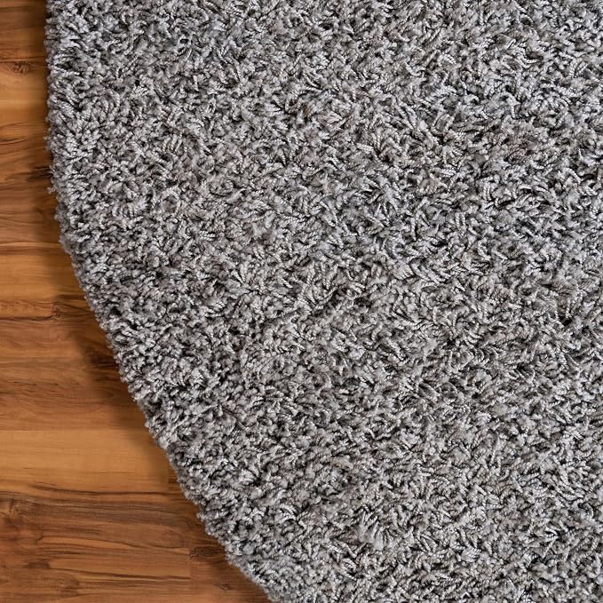 Unique Loom Solid Shag Collection Area Rug - Image 9