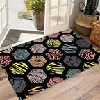 Large Living Room Area Rug 6x8ft, Modern Geometric Rugs, Machine Washable & - Image 4