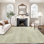 Art&Tuft Washable Rugs 9x12, Low Pile Area Rugs 9x12 Living Room by Art%26Tuft