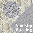 jinchan Moroccan 6x9 Area Rugs for Living Room - Image 4