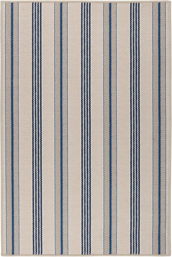 Dash & Albert Nimes Ticking Neutral Machine Washable Rug, 7.5 X 9.5 Feet by DashAlbert