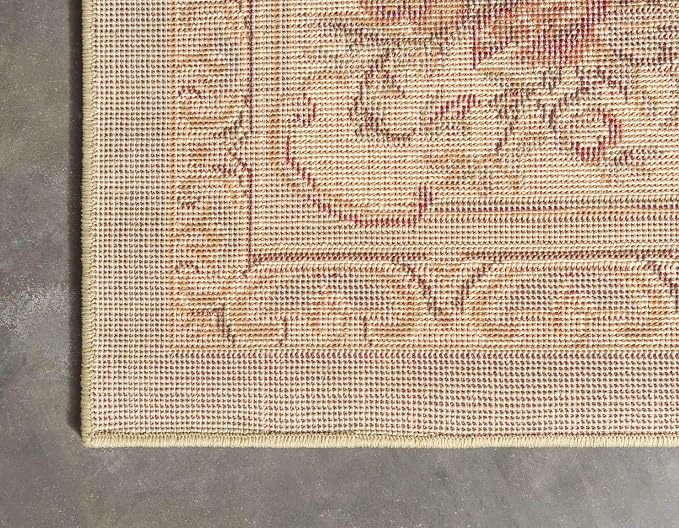 Unique Loom Versailles Collection Traditional Classic Floral Motif Area Rug - Image 10