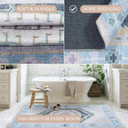 Fame Living Washable Area Rug. Modern Farmhouse. Vintage. Turkish. Bohemian. - Image 5