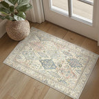 Bavni Area Rug 2X3, Small Aesthetic Entryway Rug, Non Slip Rugs by BAVNI