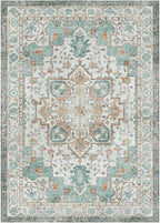 GENIMO 10x12 Area Rugs for Living Room, Machine Washable Non Slip Vintage Rugs - Image 7