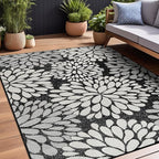 Beverly Rug Outdoor Rug 6x9 Modern Exotic Tropical Leaf Area Rugs - Image 7