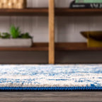 JONATHAN Y Boho Vintage Cream/Blue Indoor Area Rug, Bohemian Flair Medallion - Image 6