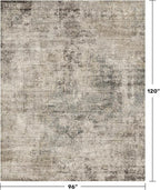 Farmhouse Brown Rugs for Living Room 8x10 - Image 2