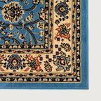 Rugs.com Yasmin Collection Rug – 8 Ft Square Light Blue Medium Rug Perfect - Image 8