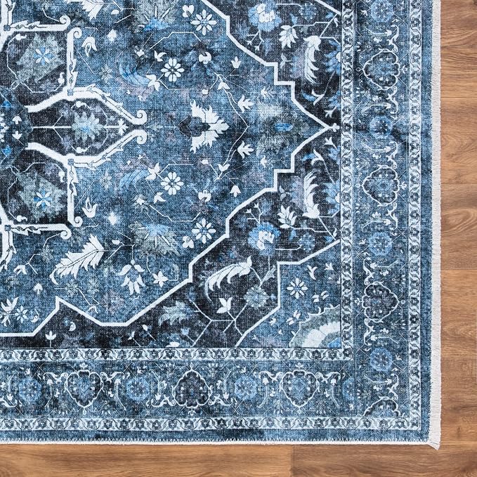 Bloom Rugs Caria Washable Non-Slip 5x7 Rug - Image 6