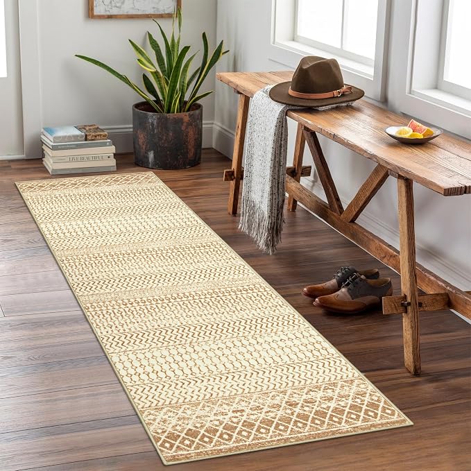 Boho Rug Runners for Hallways, 2x6 Ultra Soft Non-Slip Vintage Kitchen Mat - Image 7