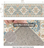 Enkor Runner Rugs for Hallway, 2.6x8 Washable Soft Non Slip Floor Rugs for - Image 2