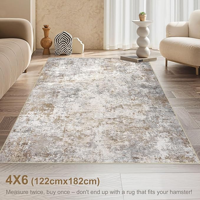 4x6 Area Rug Living Room Rugs - Image 2