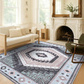 Washable Area Rug. Modern Farmhouse. Vintage. Turkish. Bohemian. Distressed. by FameLiving%7COushakRugs