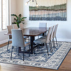 VK VK·LIVING Machine Washable Rug 4'x6' Vintage Design Washable Area Rugs - Image 7