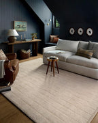 Loloi Chris Loves Julia Calvin Collection CLV-02 Ivory/Oatmeal 2'-3" x 3'-10" by Loloi