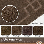 BEQHAUSE Door Mat 36" x 60", Non-Slip Door Mats Indoor Entryway Rugs Washable - Image 8