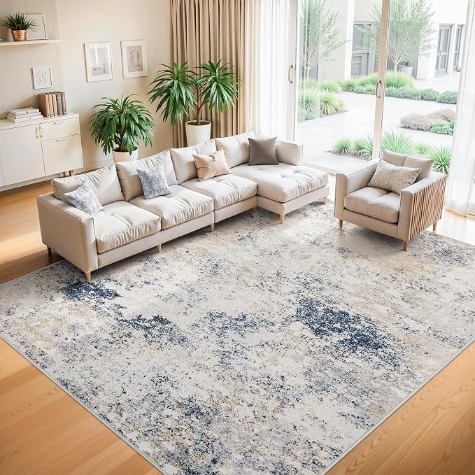 Area Rugs 9x12 Living Room by KiginaraArt