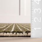Rugs USA 2'6" x 8' Melrose Checked Wool Indoor Runner Rug, Contemporary - Image 2