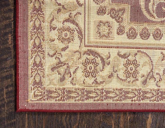 Unique Loom Versailles Collection Traditional Classic Medallion Floral Motif - Image 9
