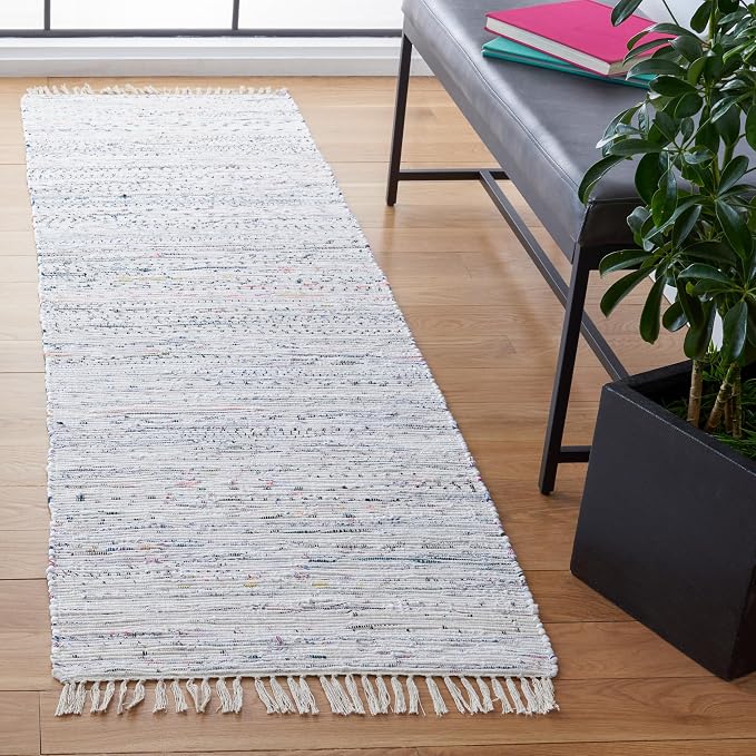 SAFAVIEH Rag Rug Collection Runner Rug by SAFAVIEH
