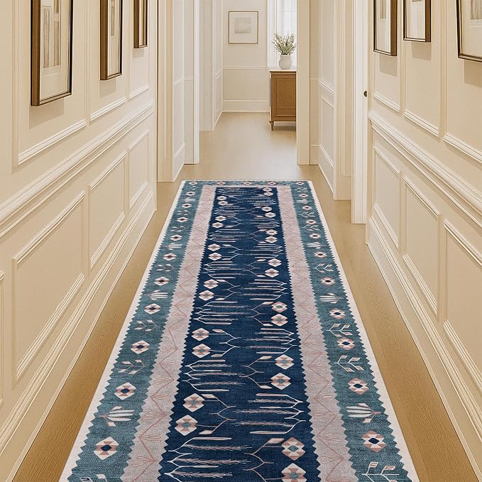 Washable Area Rug. Modern Farmhouse. Vintage. Turkish. Bohemian. Distressed. by FameLiving%7COushakRugs