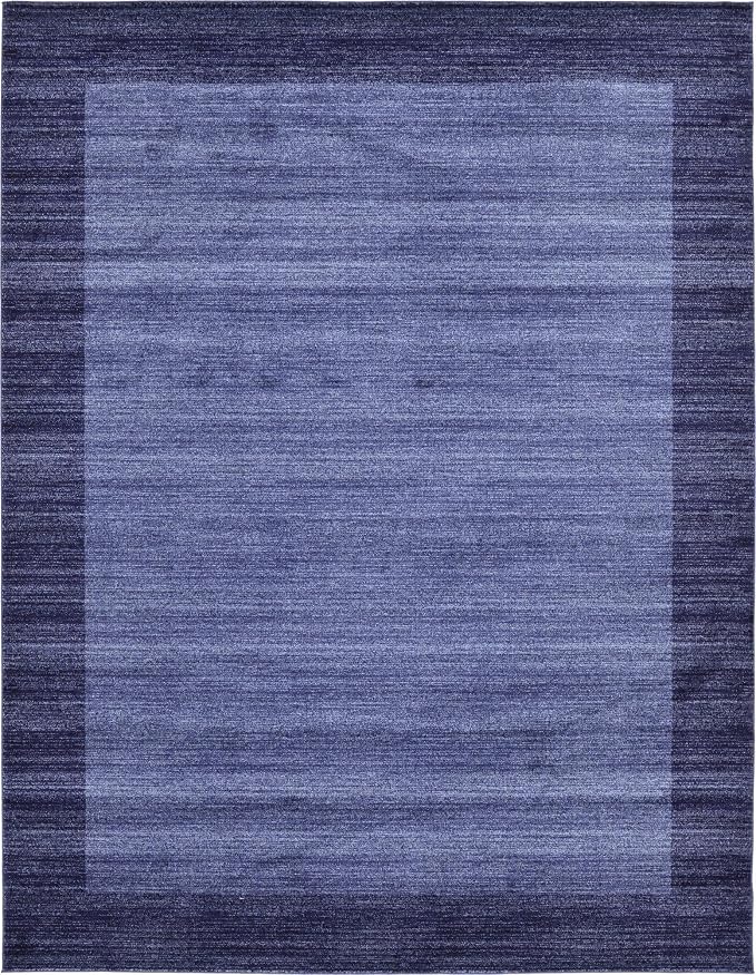Rugs.com Angelica Collection Rug – 10' x 13' Navy Blue Medium Rug Perfect - Image 3