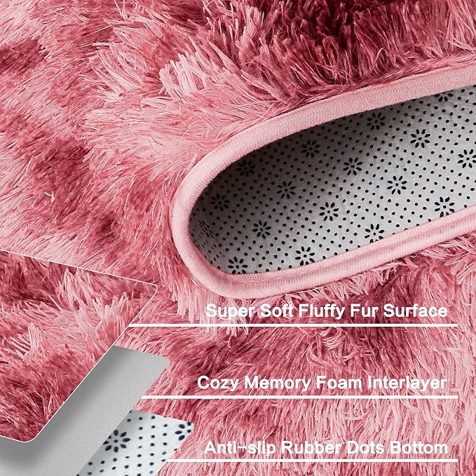 Andency 6x9 Area Rugs, Large Shag Fluffy Soft Shaggy Rugs - Image 4