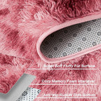 Andency Soft Area Rugs for Living Room Bedroom, 4x6 Fluffy Shaggy Bedside Rug - Image 4