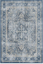 RUGGABLE Washable Area Rug – Kamran Admiral Blue 4x6, Stain-Resistant, Non-Slip - Image 3