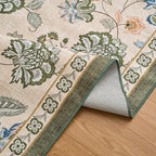 jinchan Elora Floral Corner Rug - Image 8