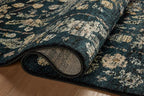 Loloi Rifle Paper Co. Laurel Collection LAU-05 Navy/Multi 2'-8" x 8' Runner Rug - Image 6