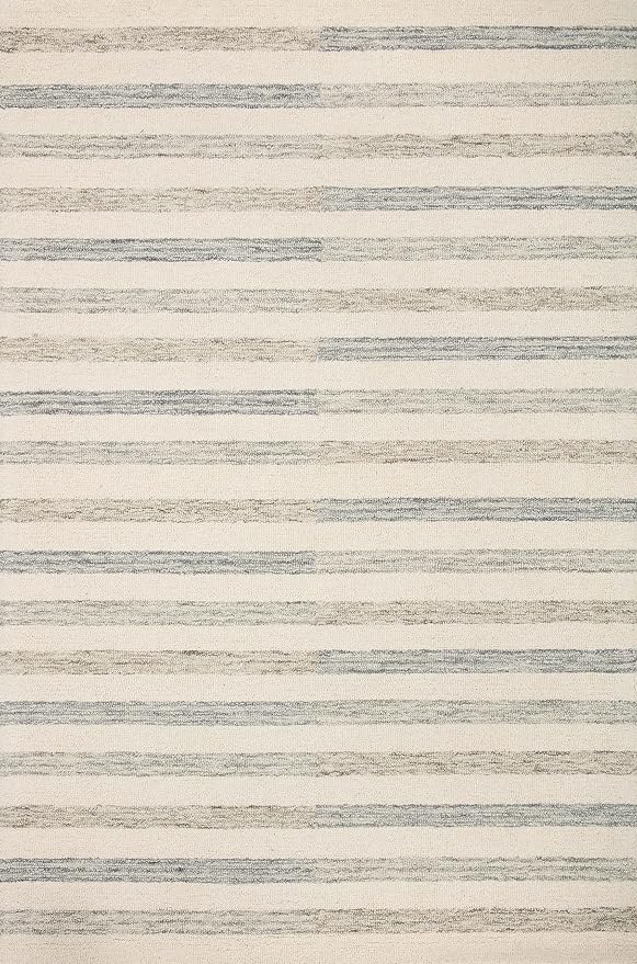 Loloi Chris Loves Julia Chris Collection CHR-05 Ivory/Slate 9'-3" x 13' - Image 3