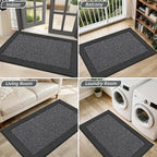 BEQHAUSE Indoor Door Mat 24" x 36", Dirt Trapper Door Mats Non-Slip Entryway - Image 8